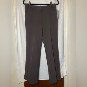 NWT Worthington Chocolate Brown Modern Fit Trouser Leg Dress Pants Size 8P